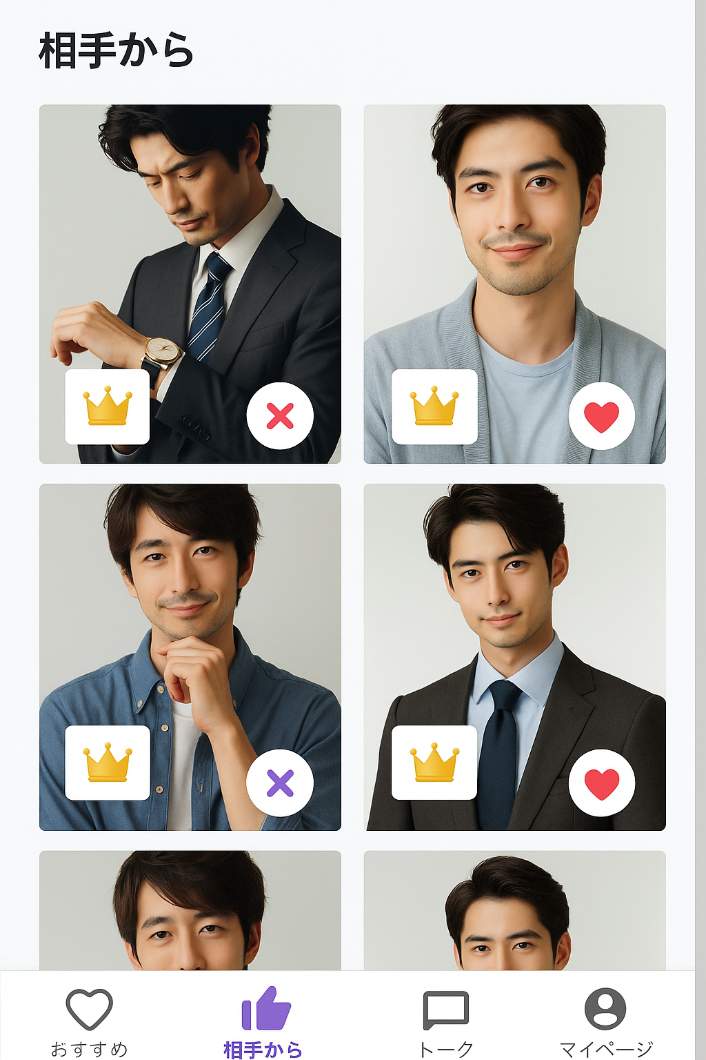 カドル 相手から優先表示